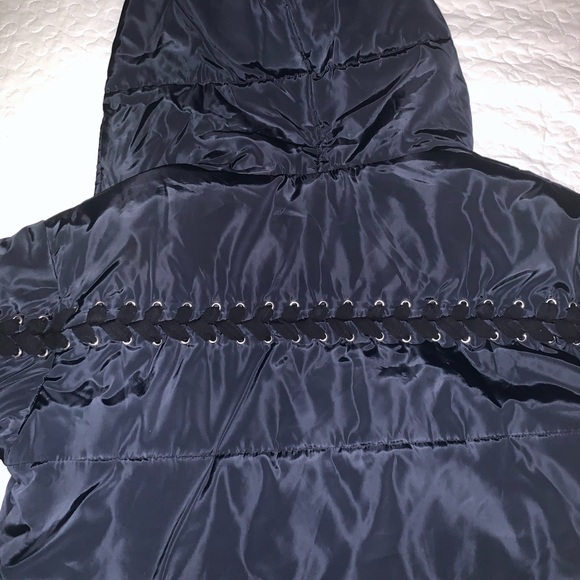 Maje corset style puffy bomber jacket - Picture 4 of 8
